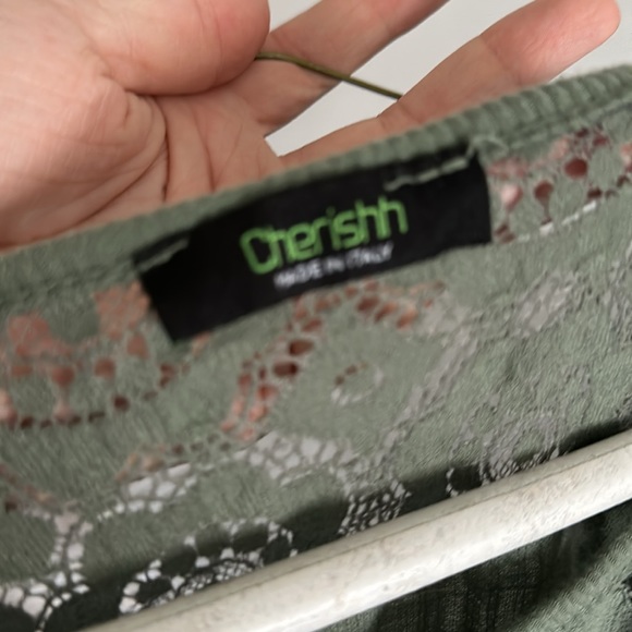 Cherishh size XL olive coverup/dress - Picture 3 of 4